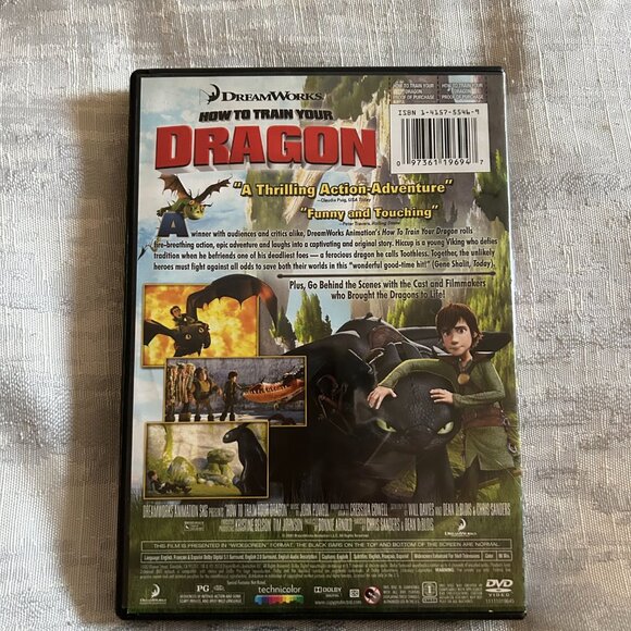 How To Train Your Dragon DVD and Blue Ray - Picture 2 of 4